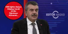 Milli Eğitim Bakanı Müjdeyi Verdi! Bakan Tekin: 20.000 Öğretmen Atanacak - Yenigün Gazetesi